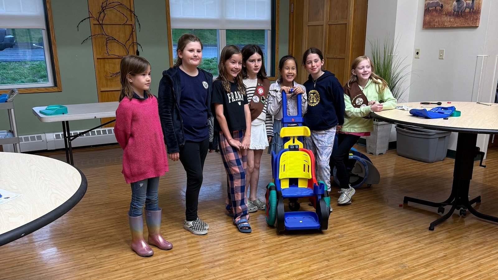 Girl Scouts use cookie sale money to make 3D-printed pediatric wheelchair