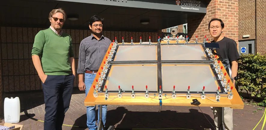 Solar-Powered Plastic-to-Hydrogen Close to Commercial Scale