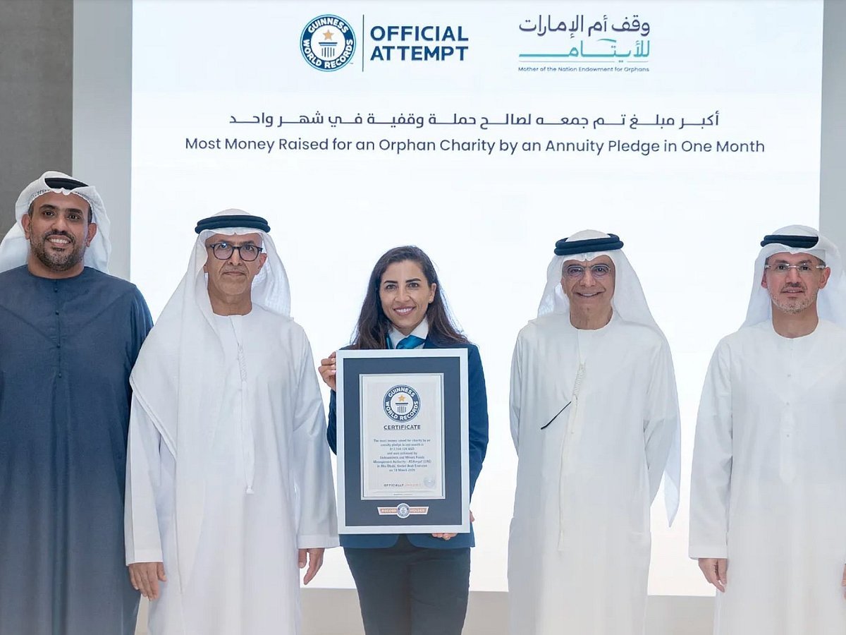 UAE's Mother of the Nation Endowment campaign sets Guinness World Record