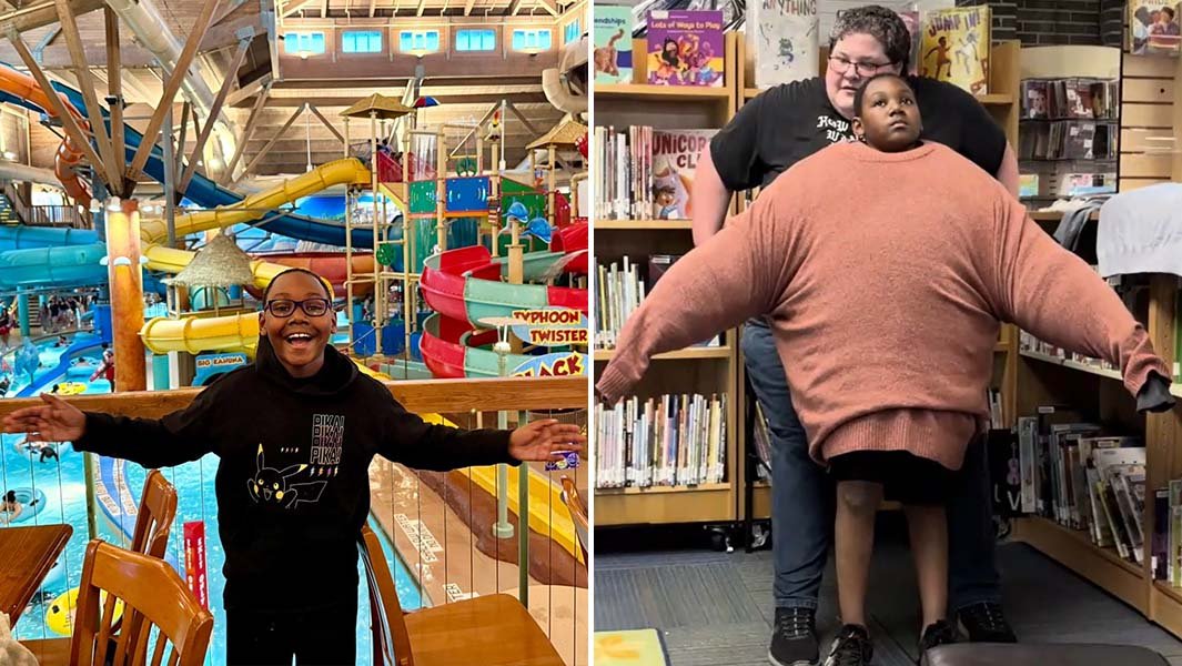 Adorable seven-year-old dons dozens of sweaters to take record, donates all to charity