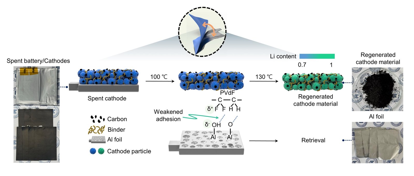 Single-step process could overcome key challenge in recycling of spent EV batteries