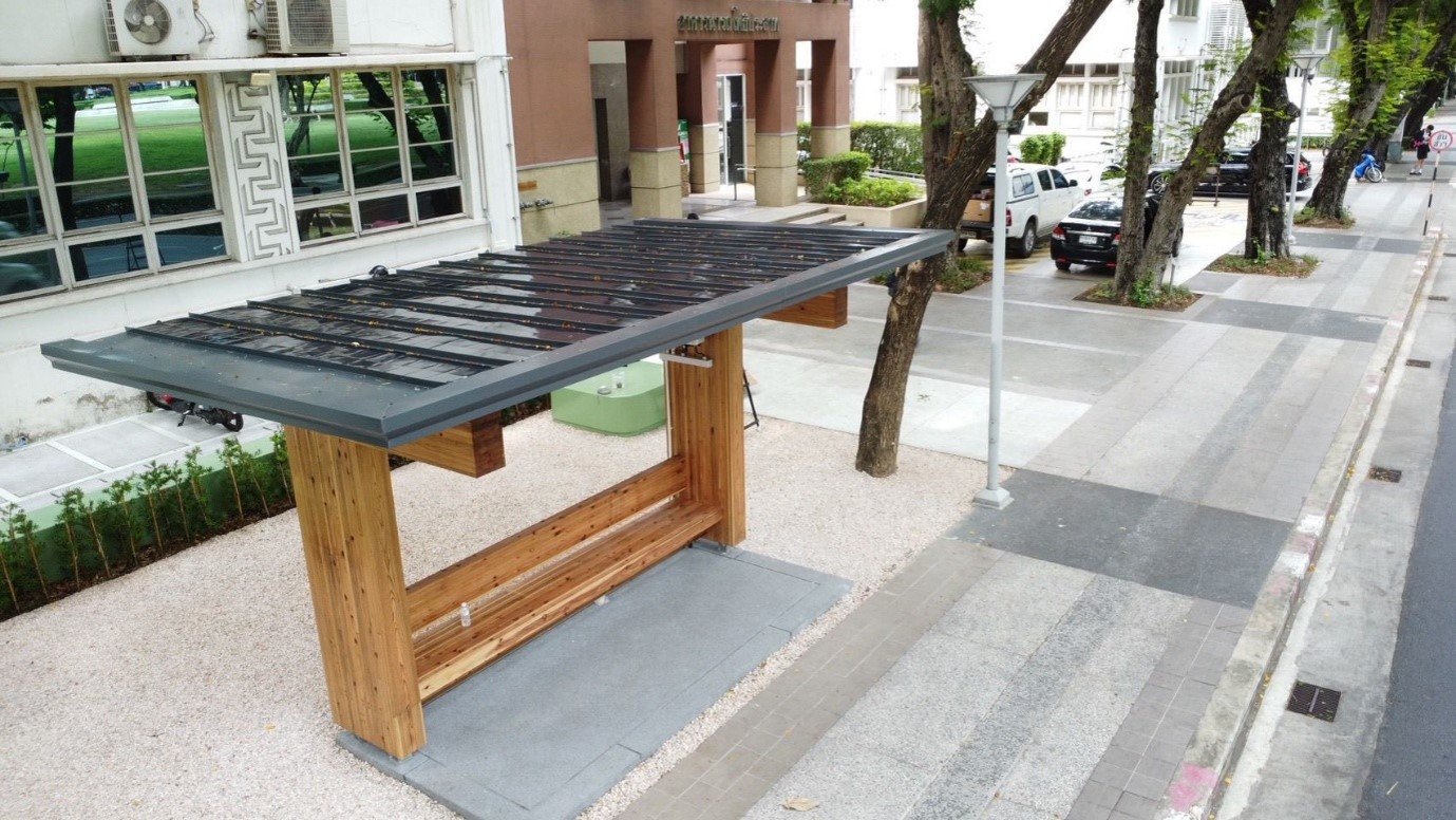 World’s First Carbon-Negative Bus Shelter Launches at Bangkok University